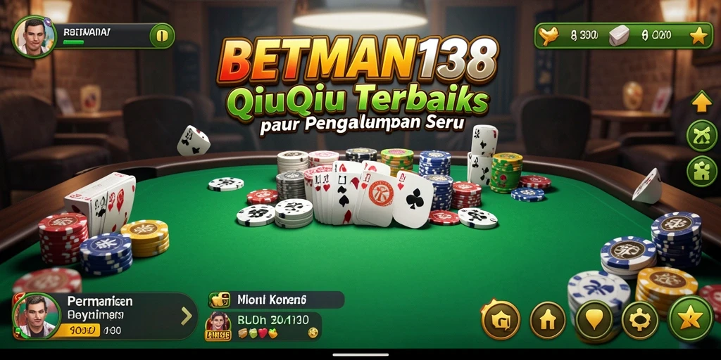 Screenshot permainan BETMAN138 menunjukkan keseruan bermain QiuQiu.