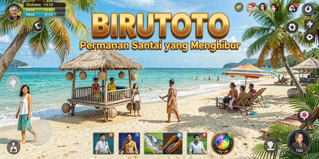 Tampilan menarik dari gameplay BIRUTOTO yang menghibur.