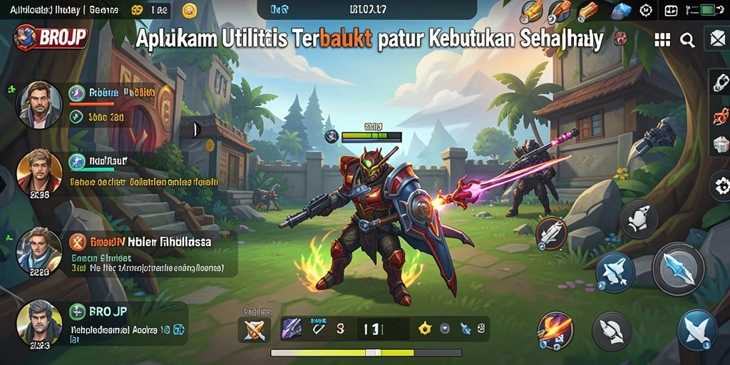 Tampilan antarmuka pengguna BROJP yang modern dan intuitif.