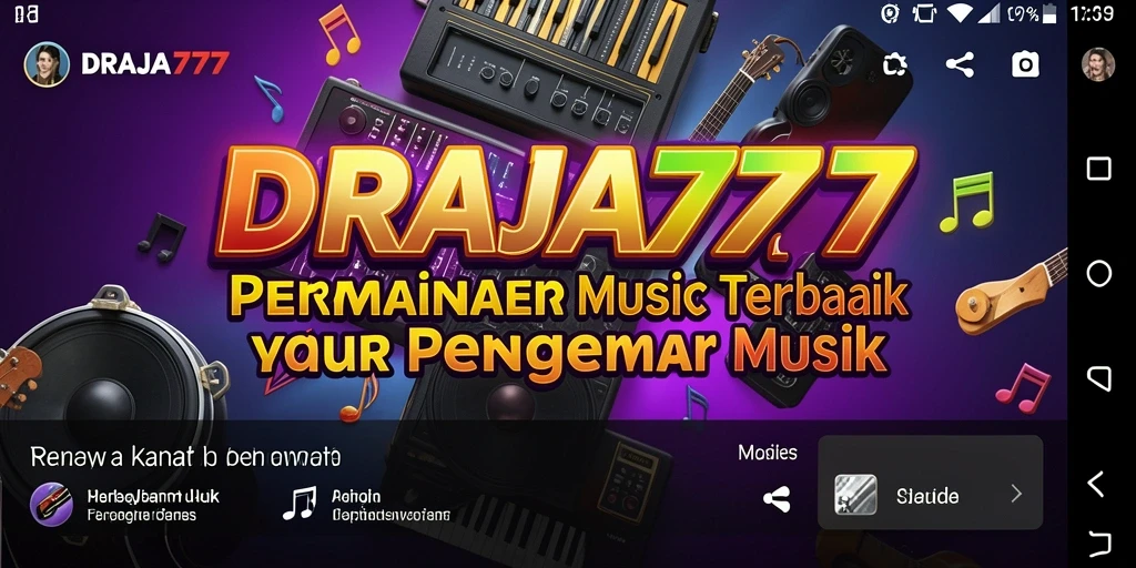 Tampilan menarik dari gameplay DRAJA777 yang penuh dengan musik.