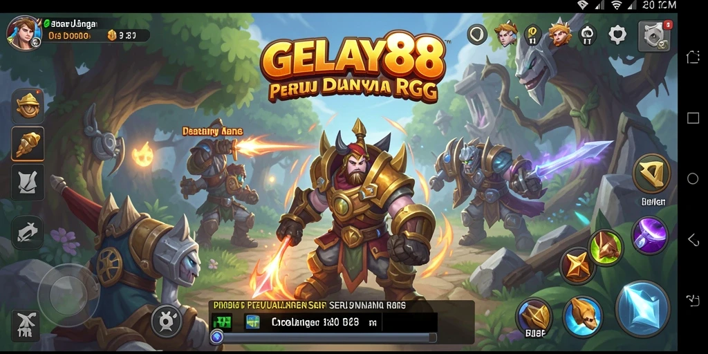 Tampilan gameplay seru dan menantang di dunia fantasi GELAY88.