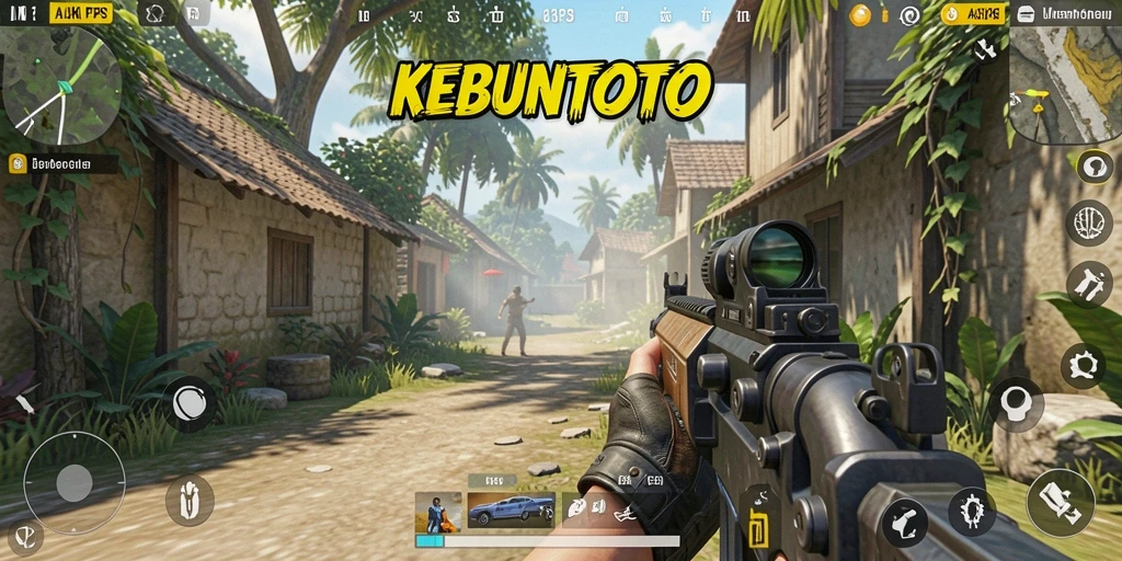 Screenshot menunjukkan aksi seru dalam gameplay KEBUNTOTO.