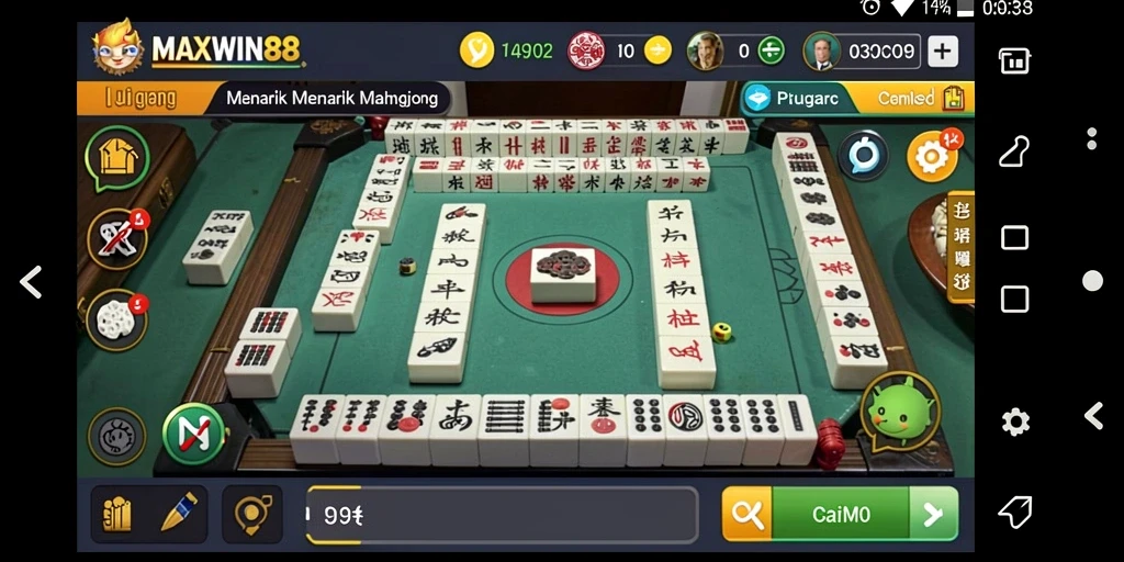 Tampilan menarik dari gameplay Mahjong di MAXWIN88.