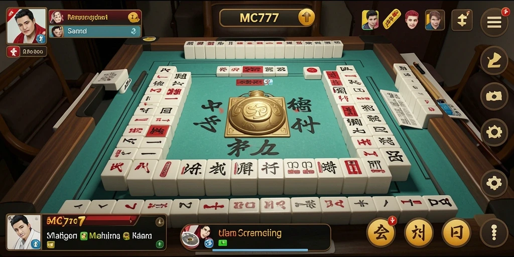 Screenshot gameplay <strong>MC777</strong> menampilkan keseruan permainan Mahjong.