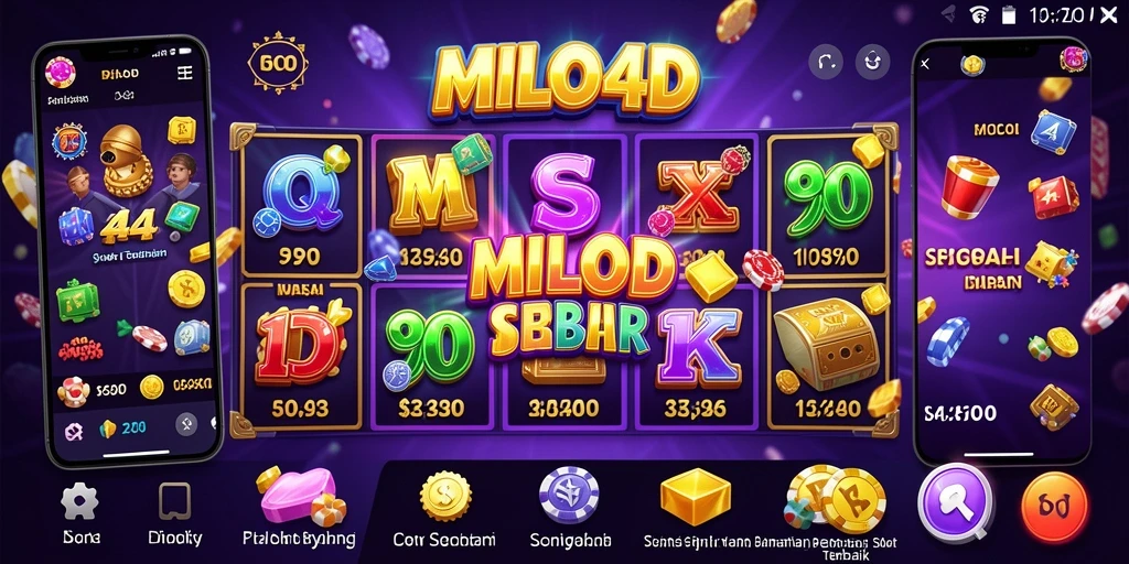 Tampilan gameplay Slot yang mengasyikkan di MILO4D.