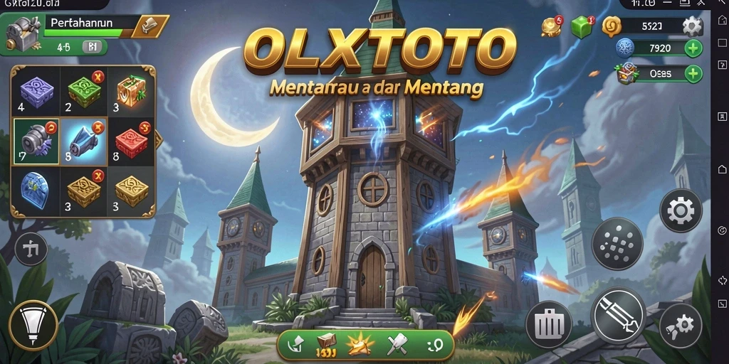 Gameplay seru dengan strategi menara dan aksi musuh.