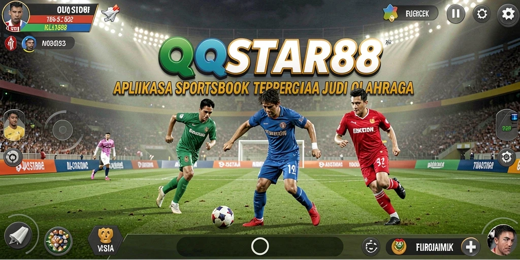 Tampilan gameplay QQSTAR88 menampilkan taruhan olahraga yang menarik.