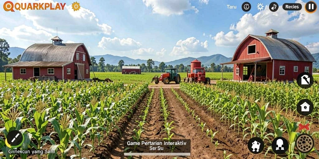 Tampilan gameplay seru dari QUARKPLAY yang penuh warna dan detail.