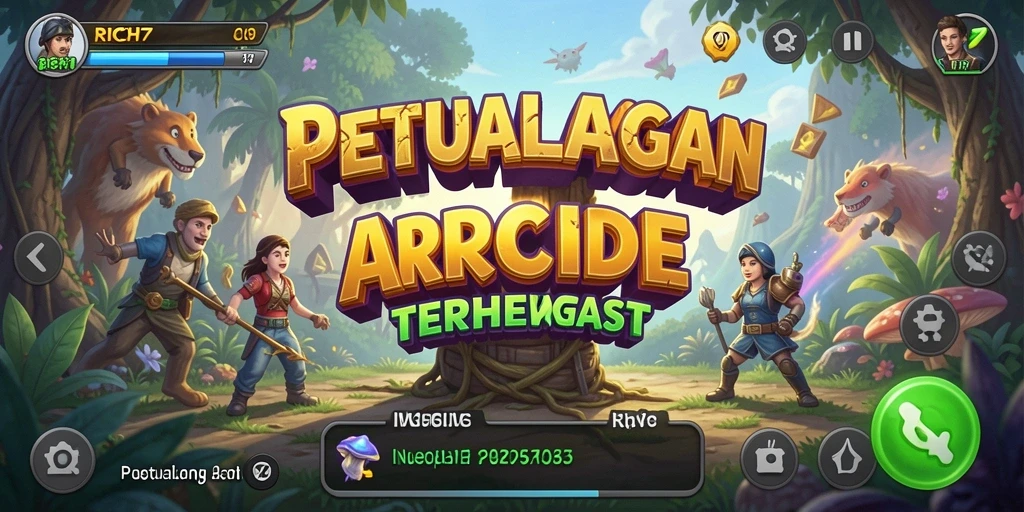 Screenshot RICH7 menampilkan aksi seru dalam gameplay Arcade.