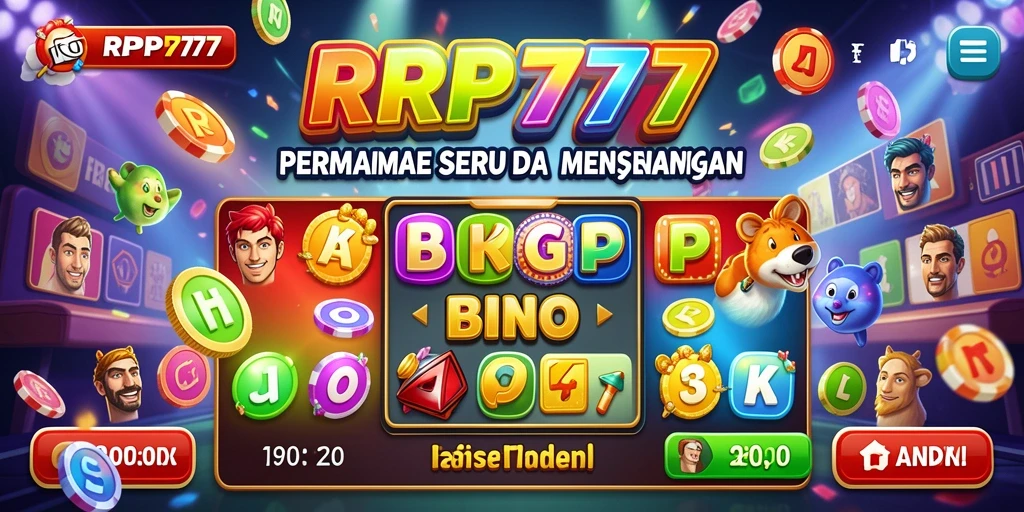 Tampilan gameplay RPRP777 yang menarik dan seru dalam permainan Bingo.