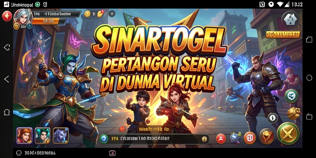 Tangkapan layar gameplay SINARTOGEL dengan aksi pertarungan yang menegangkan.