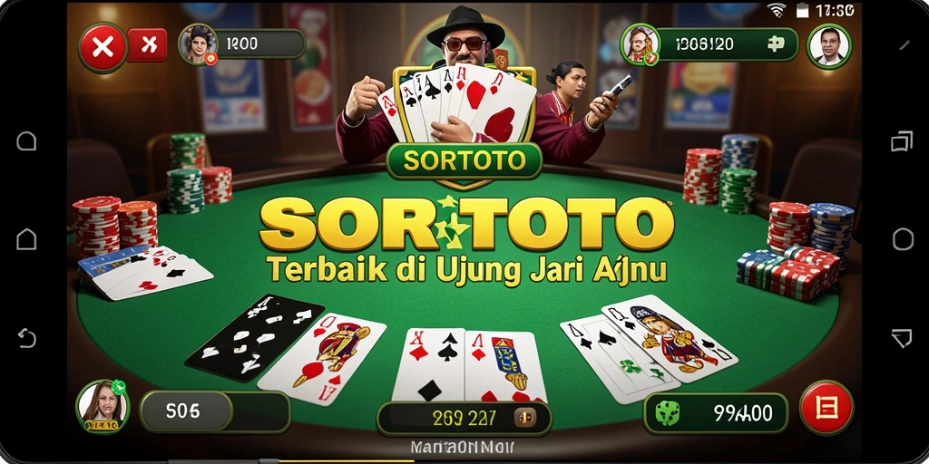 Tangkap momen seru bermain Poker di SORTOTO.