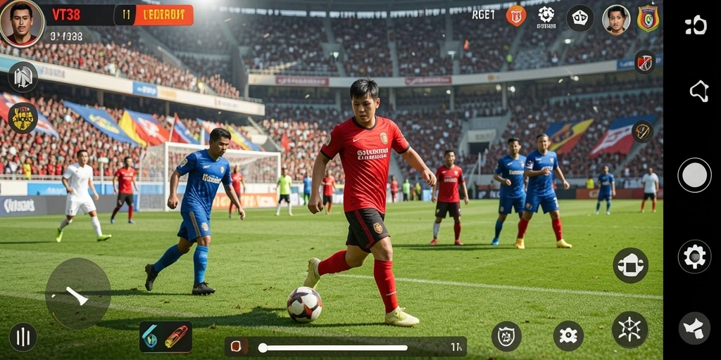 Gameplay menarik dari VT38 menampilkan berbagai cabang olahraga.