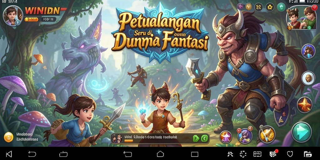 Tampilan gameplay RPG yang memukau dan penuh aksi.